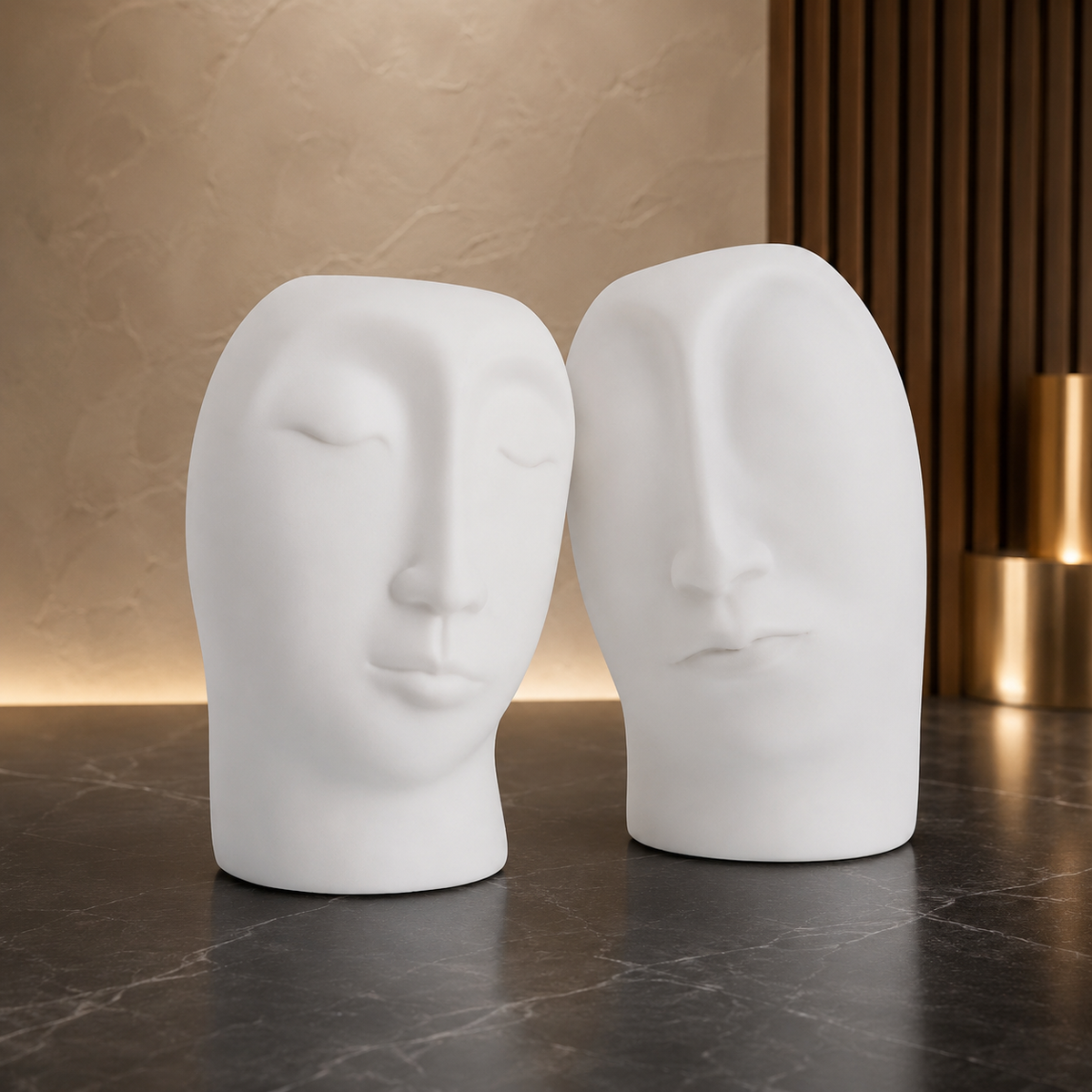 Carrol Boyes Enigma Satin Salt and Pepper Set