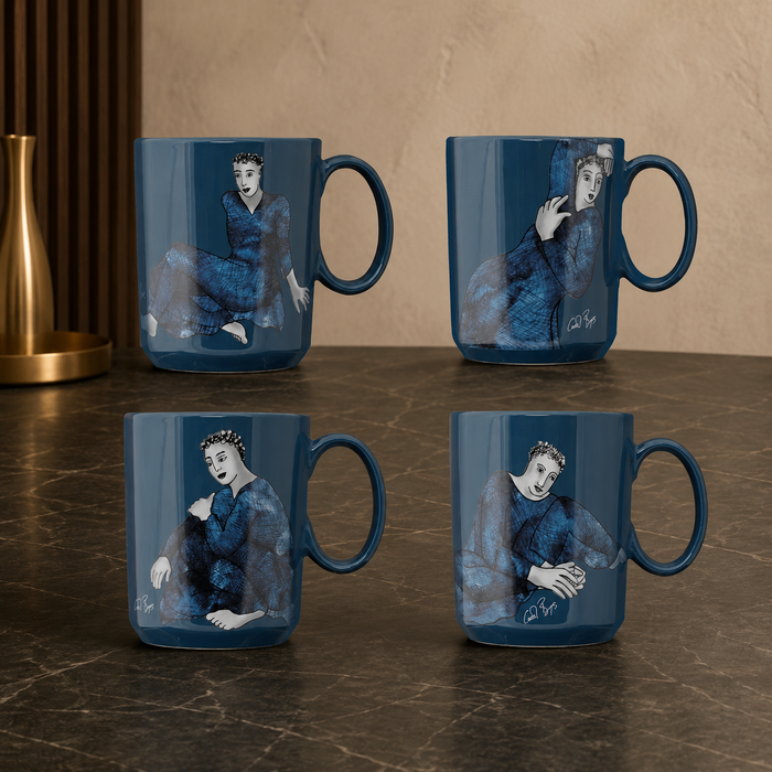 Carrol Boyes Indigo Blues Mug Set of 4